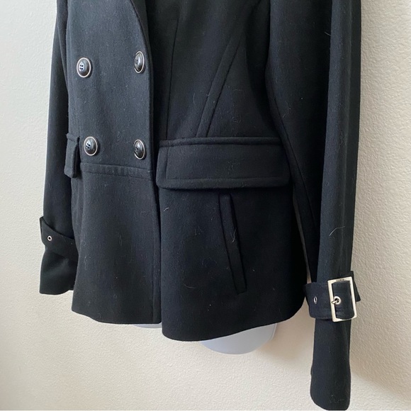 Green with Envy, Wool Blend Pea Coat - Picture 7 of 9